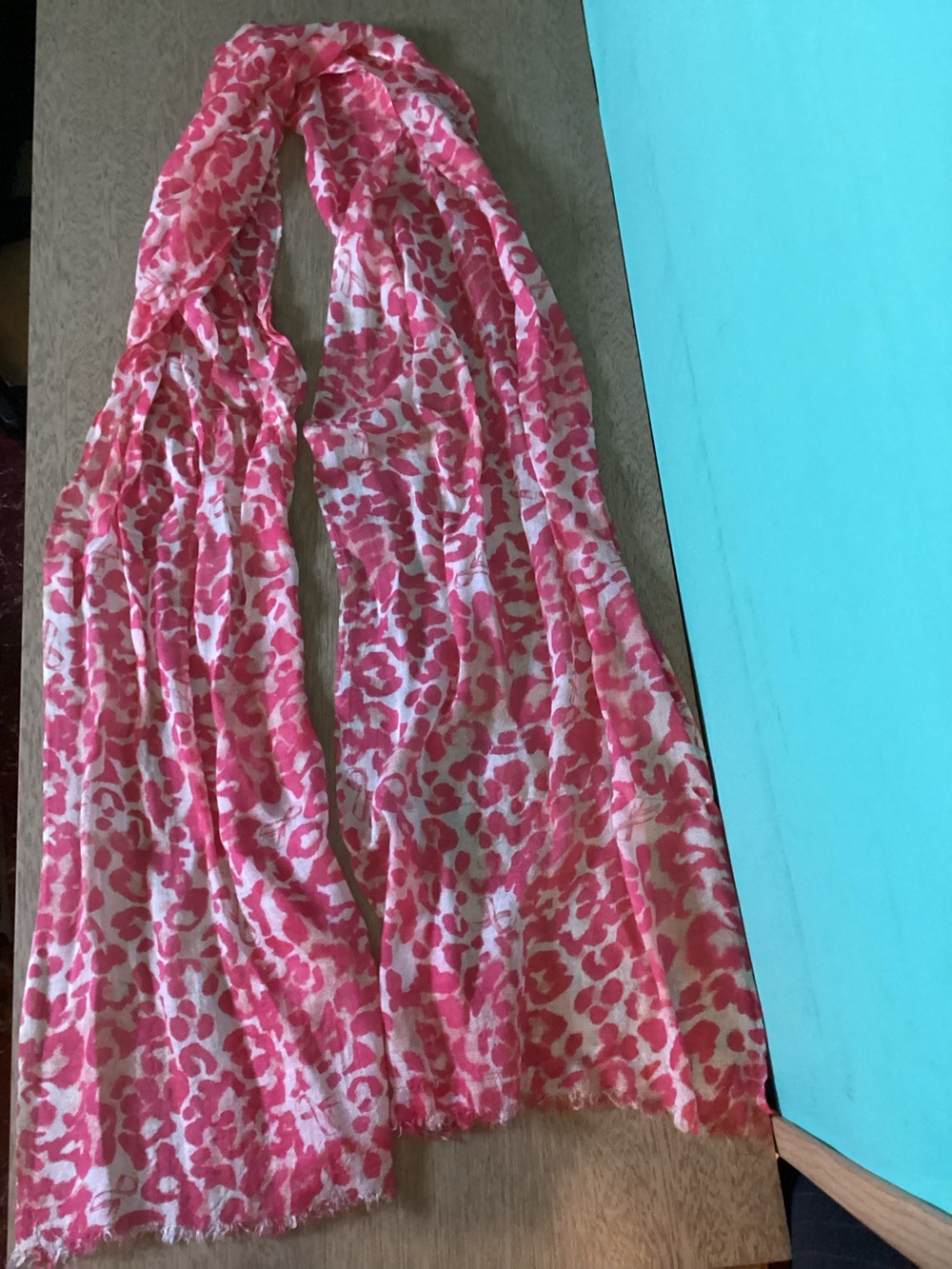 Breast Cancer Awareness Animal Print Scarf
